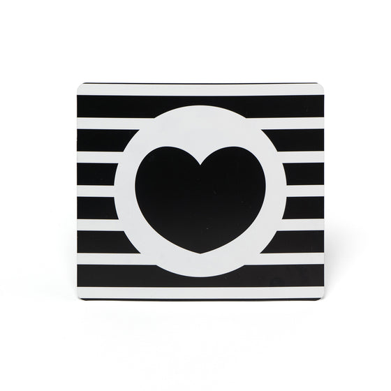 4 Tarjetas en blanco y negro de estimulación
