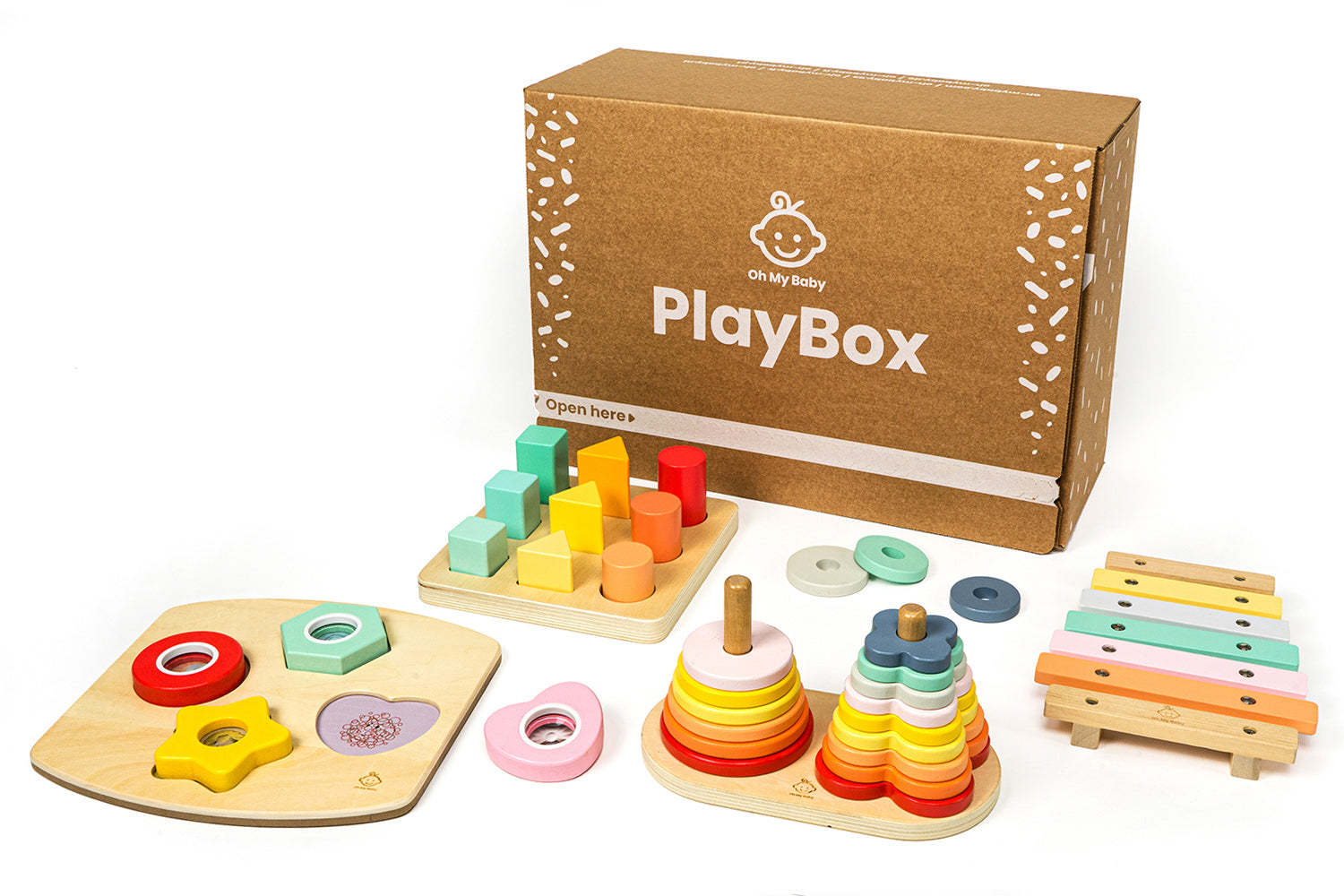 Juguetes educativos bebé 17 meses, 18 meses, Play Box